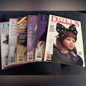 Vintage Doll Magazines Collection 1993 6 Issues in Excellent Condition